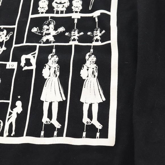 Chrome Hearts FOTI Horseshoe Short sleeved T-shirt Cotton Black Auth 140400M