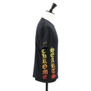 Chrome Hearts Neck Side Logo Horseshoe T-shirt Cotton Black Auth 140402M-4