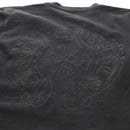 Chrome Hearts Neck Side Logo Horseshoe T-shirt Cotton Black Auth 140402M-9