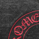 Chrome Hearts Horseshoe V neck Short sleeved T-shirt Polyester Gray Auth 140403M-11