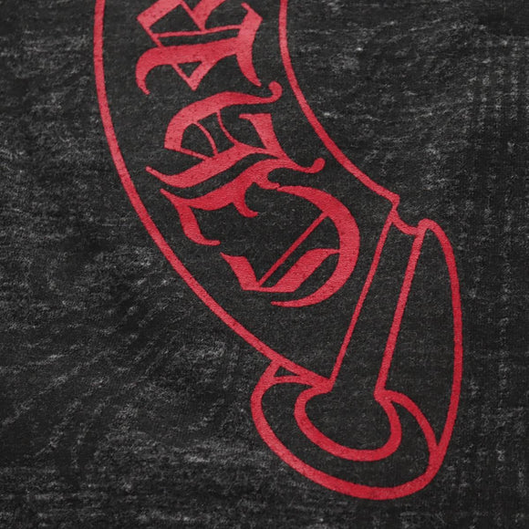 Chrome Hearts Horseshoe V neck Short sleeved T-shirt Polyester Gray Auth 140403M