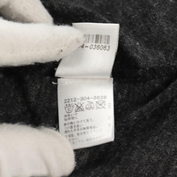 Chrome Hearts Horseshoe V neck Short sleeved T-shirt Polyester Gray Auth 140403M