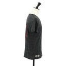 Chrome Hearts Horseshoe V neck Short sleeved T-shirt Polyester Gray Auth 140403M-4