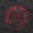 Chrome Hearts Horseshoe V neck Short sleeved T-shirt Polyester Gray Auth 140403M-7