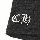 Chrome Hearts Horseshoe V neck Short sleeved T-shirt Polyester Gray Auth 140403M-8