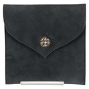 Chrome Hearts Pouch Suede Gray Auth 140404M-13