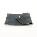 Chrome Hearts Pouch Suede Gray Auth 140404M-4