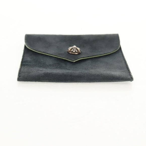 Chrome Hearts Pouch Suede Gray Auth 140404M