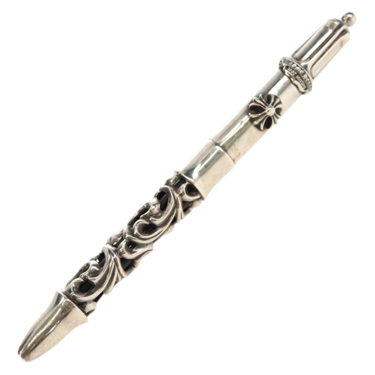 Chrome Hearts 4COLOR PEN FILIGREE CH PLUS Ballpoint Ag925 Silver