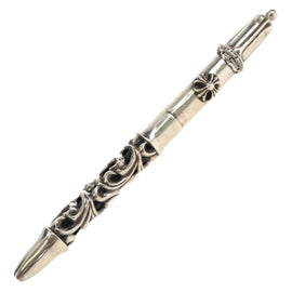 Chrome Hearts 4COLOR PEN FILIGREE CH PLUS Ballpoint Ag925 Silver Auth 140406M
