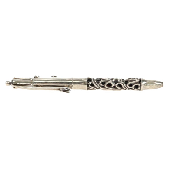 Chrome Hearts 4COLOR PEN FILIGREE CH PLUS Ballpoint Ag925 Silver Auth 140406M