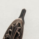 Chrome Hearts Barrette Hair Clip Floral Cross Ag925 Silver Auth 140409M-5