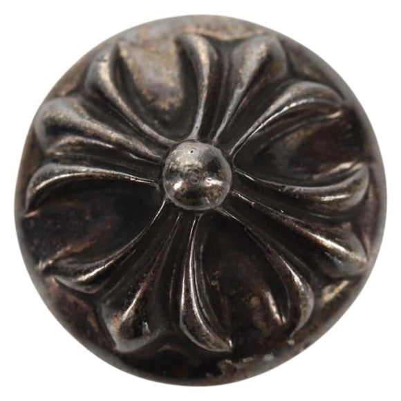 Chrome Hearts Cross Ball Button Hair Tie Concho Ag925 Silver Auth 140411M