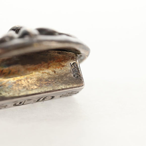 Chrome Hearts Cross Ball Button Hair Tie Concho Ag925 Silver Auth 140411M