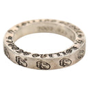 Chrome Hearts 0.1"" Spacer Lip and Tongue Ring Ag925 Silver Auth 140413M-1