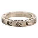 Chrome Hearts 0.1"" Spacer Lip and Tongue Ring Ag925 Silver Auth 140413M-2