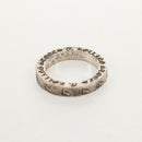 Chrome Hearts 0.1"" Spacer Lip and Tongue Ring Ag925 Silver Auth 140413M-6
