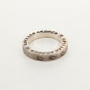 Chrome Hearts 0.1"" Spacer Lip and Tongue Ring Ag925 Silver Auth 140413M-7