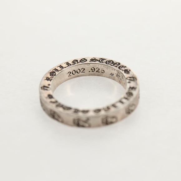 Chrome Hearts 0.1"" Spacer Lip and Tongue Ring Ag925 Silver Auth 140413M