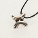 HERMES Lima Necklace Ag925 Silver Auth 140415M-3