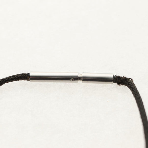 HERMES Lima Necklace Ag925 Silver Auth 140415M