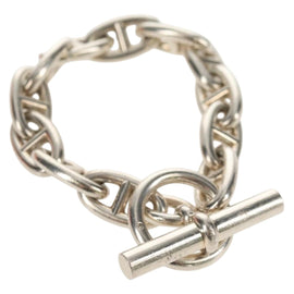 HERMES Chaine D'Ancre GM Bracelet Ag925 12 Links Silver Auth 140416SM