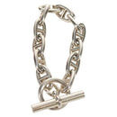 HERMES Chaine D'Ancre GM Bracelet Ag925 12 Links Silver Auth 140416M-2