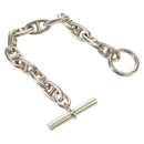 HERMES Chaine D'Ancre GM Bracelet Ag925 12 Links Silver Auth 140416M-3