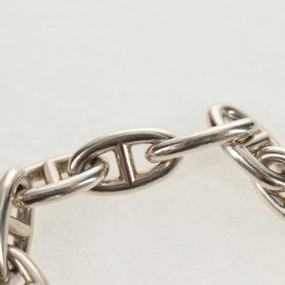 HERMES Chaine D'Ancre GM Bracelet Ag925 12 Links Silver Auth 140416M
