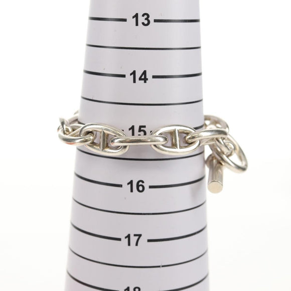 HERMES Chaine D'Ancre GM Bracelet Ag925 12 Links Silver Auth 140416M
