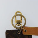 LOUIS VUITTON Porte Cles Damier Giant Monogram Charm Brown MP2713 LV Auth 140417-3
