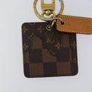LOUIS VUITTON Porte Cles Damier Giant Monogram Charm Brown MP2713 LV Auth 140417-5