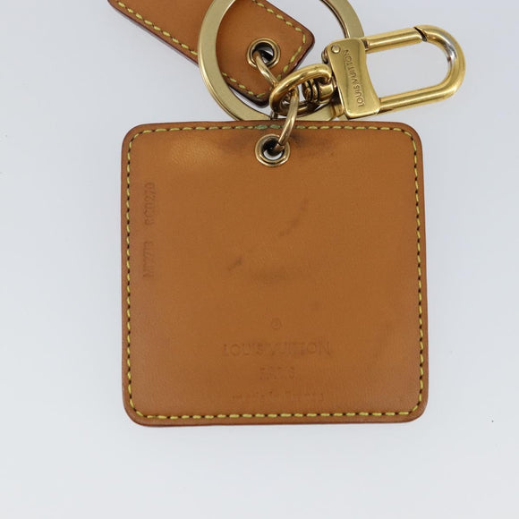 LOUIS VUITTON Porte Cles Damier Giant Monogram Charm Brown MP2713 LV Auth 140417