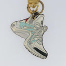 LOUIS VUITTON Porte Cles LV Archlight Charm metal White M69004 LV Auth 140419-4