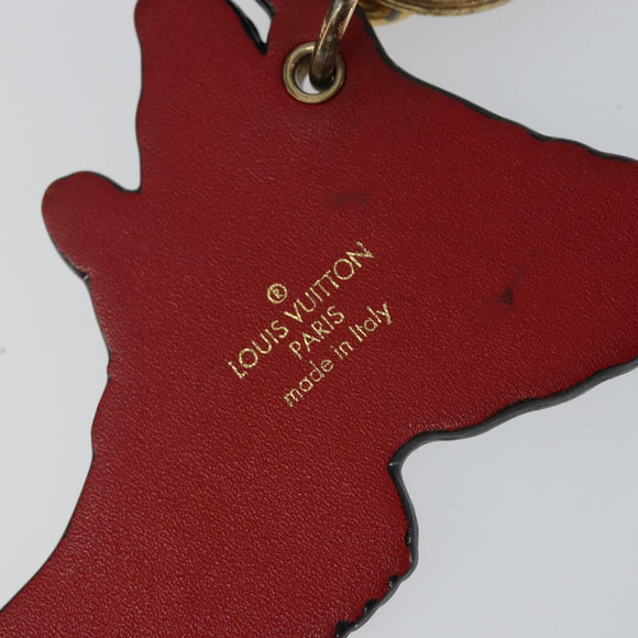 LOUIS VUITTON Porte Cles LV Archlight Charm metal White M69004 LV Auth 140419