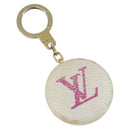 LOUIS VUITTON Monogram Multicolor Astropill Charm White M51911 LV Auth 140420-1