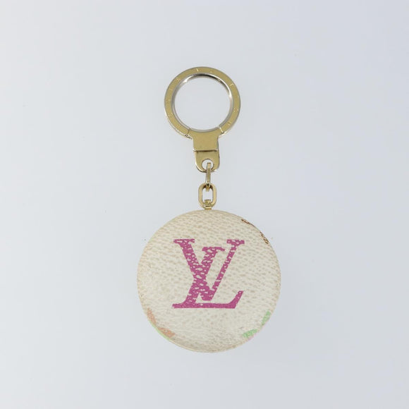 LOUIS VUITTON Monogram Multicolor Astropill Charm White M51911 LV Auth 140420