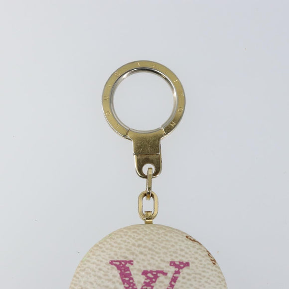 LOUIS VUITTON Monogram Multicolor Astropill Charm White M51911 LV Auth 140420