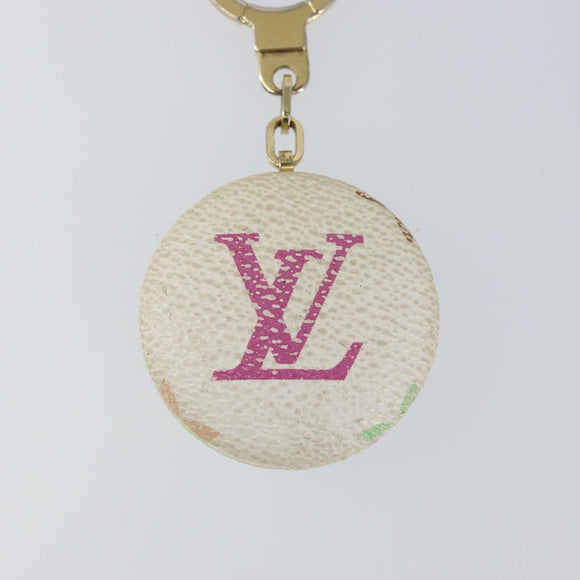 LOUIS VUITTON Monogram Multicolor Astropill Charm White M51911 LV Auth 140420