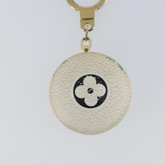 LOUIS VUITTON Monogram Multicolor Astropill Charm White M51911 LV Auth 140420