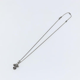 LOUIS VUITTON Pendant Vivienne S00 Necklace metal Black M00831 LV Auth 140421 - 0