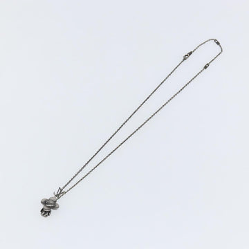 LOUIS VUITTON Pendant Vivienne S00 Necklace metal Black M00831 LV Auth 140421 - 0