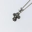 LOUIS VUITTON Pendant Vivienne S00 Necklace metal Black M00831 LV Auth 140421-3