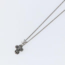 LOUIS VUITTON Pendant Vivienne S00 Necklace metal Black M00831 LV Auth 140421-4