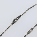 LOUIS VUITTON Pendant Vivienne S00 Necklace metal Black M00831 LV Auth 140421-7
