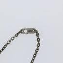 LOUIS VUITTON Pendant Vivienne S00 Necklace metal Black M00831 LV Auth 140421-8