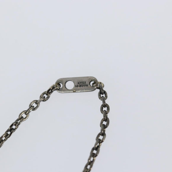 LOUIS VUITTON Pendant Vivienne S00 Necklace metal Black M00831 LV Auth 140421