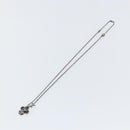 LOUIS VUITTON Pendant Vivienne S00 Necklace metal Black M00831 LV Auth 140421-9