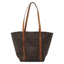 LOUIS VUITTON Monogram Sac Shopping Tote Bag M51108 LV Auth 140435-13