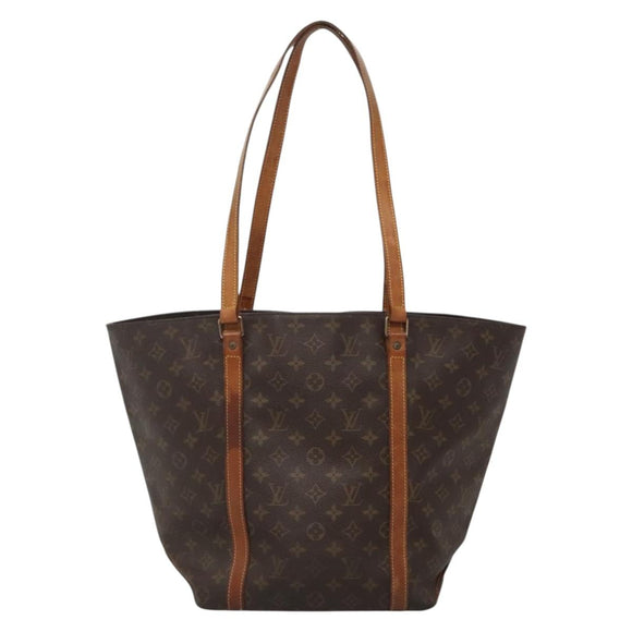 LOUIS VUITTON Monogram Sac Shopping Tote Bag M51108 LV Auth 140435